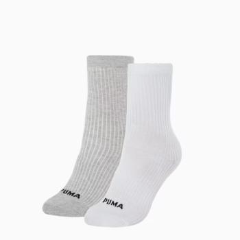 Puma women cat logo rib sock 2p 35-38