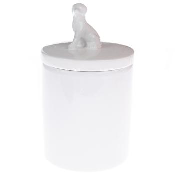 Borcan ceramic decorativ Perro, 21 x 14 cm