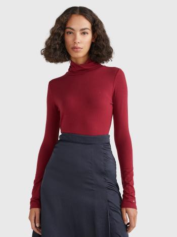 Tommy Hilfiger dámský bordo rolák - XS (XJS)