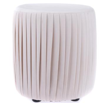 Taburet textil Silla bej, 36 x 33 cm, bej