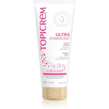 Topicrem UH BODY Ultra-Moisturizing Pearly Body tělové mléko na citlivou pokožku s perleťovým leskem 200 ml