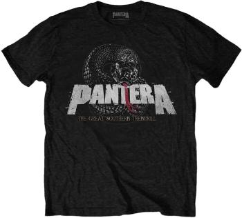 Pantera Tričko Snake Logo Unisex Black 2XL