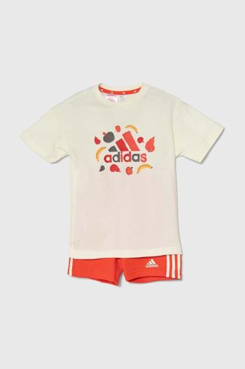 Kojenecká sada adidas červená barva