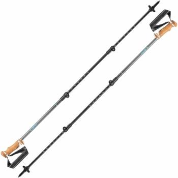 Leki Lhasa Mint/Dark Anthracite/White 90 - 125 cm Turistické hole