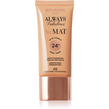 Bourjois Air Mat matující make-up odstín 05 Golden Beige 30 ml