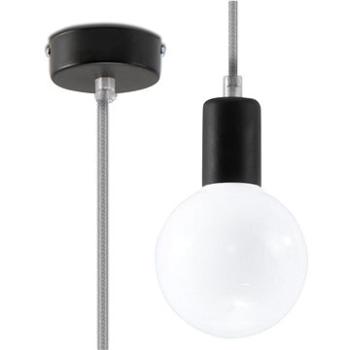 Lustr na lanku EDISON 1xE27/60W/230V šedá (86620)