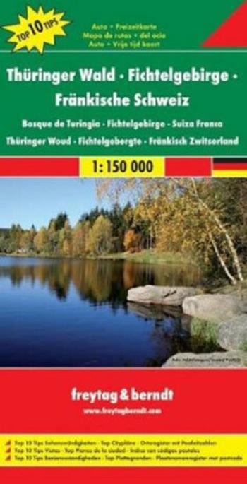 DEU 11 Durynský les - Fichtelgebirge 1:150 000