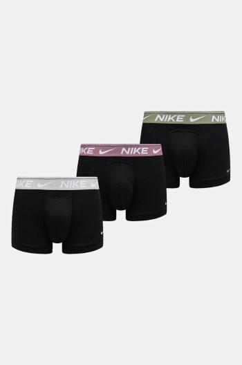 Boxerky Nike 3-pack pánské, černá barva, 0000KE1256