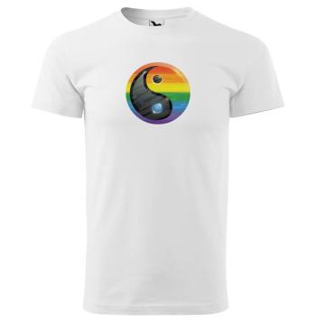 Tričko LGBT YinYang (Velikost: 2XL, Typ: pro muže)