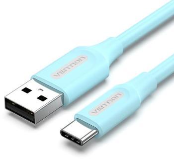 Adatkábel Vention USB 2.0 to USB-C 3A Cable 1m Light Blue