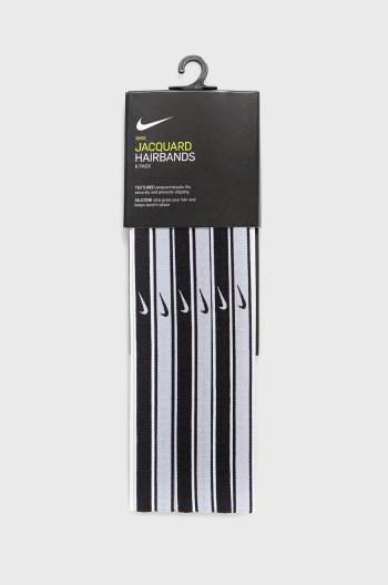 Sada sportovních čelenek Nike (6-pack) bílá barva