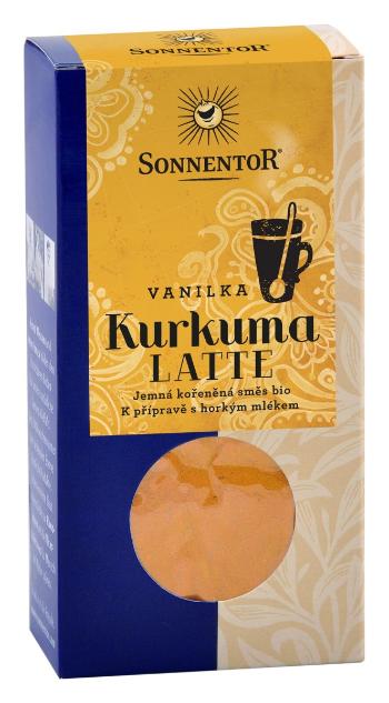 Sonnentor BIO kurkuma vaníliás latte