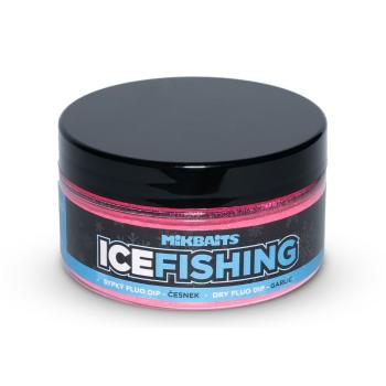 Mikbaits Ice Fishing Range Sypký Fluo dip 100ml - Česnek