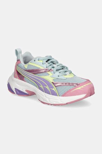 Dětské sneakers boty Puma Morphic Mystery Garden modrá barva, 397883