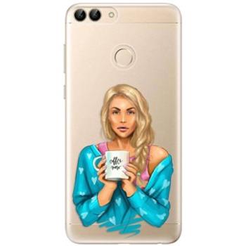 iSaprio Coffe Now - Blond pro Huawei P Smart (cofnoblo-TPU3_Psmart)