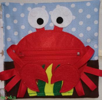 Textilkönyv egy oldala - rák