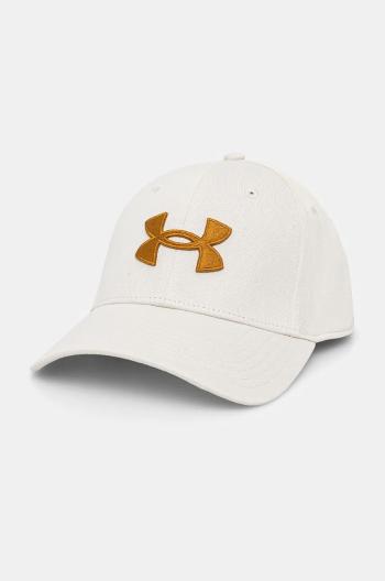 Kšiltovka Under Armour béžová barva, s aplikací