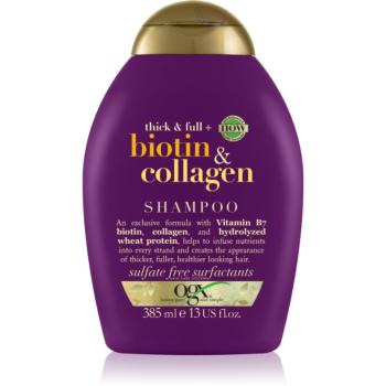 OGX Biotin & Collagen zhušťující šampon pro objem vlasů 385 ml