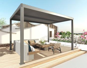 Bioklimatická zahradní pergola L46 3x3 m Antracit