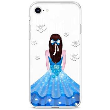 TopQ Kryt iPhone SE 2022 silikon Blue Princess 74004 (Sun-74004)