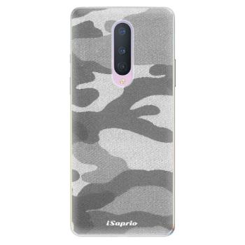 Odolné silikonové pouzdro iSaprio - Gray Camuflage 02 - OnePlus 8