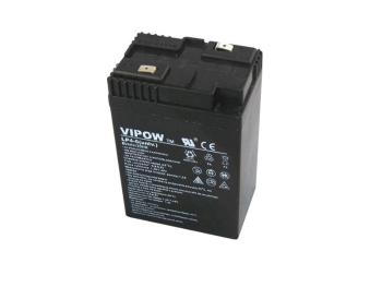 Baterie olověná 6V 4.0Ah VIPOW BAT0204