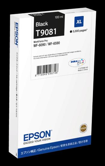 Epson T9081 XL C13T90814N černá (black) originální cartridge