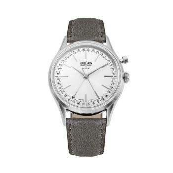 Vulcain Cricket President 36 mm - Silver - Grey