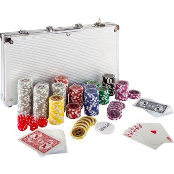 GamesPlanet® Poker set, 300 laser. žetonů Ultimate