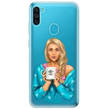 iSaprio Coffe Now - Blond pro Samsung Galaxy M11 (cofnoblo-TPU3-M11)