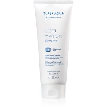 Missha Super Aqua 10 Hyaluronic Acid hydratační čisticí krém 200 ml