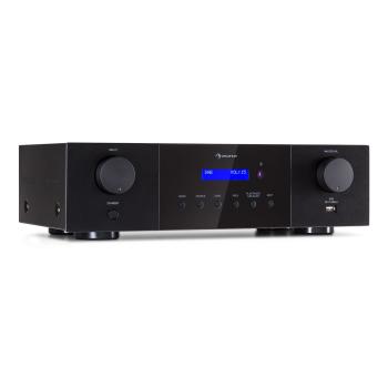 Auna AMP-4000 DAB, Hifi stereo zesilovač, DAB+ rádio, USB, dálkové ovládání, LED displej