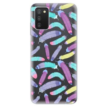 Odolné silikonové pouzdro iSaprio - Feather Pattern 01 - Samsung Galaxy A03s