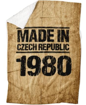 Deka Made In (rok: 1980, Podšití beránkem: ANO)