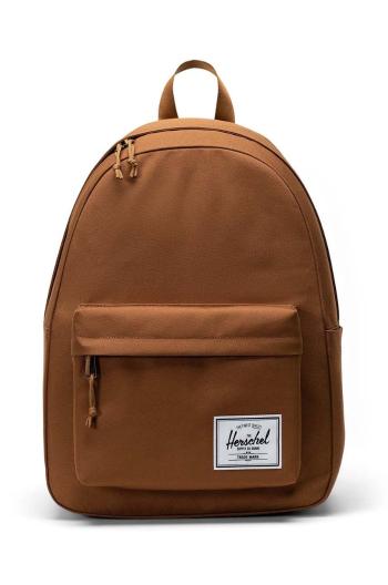 Batoh Herschel Classic Backpack šedá barva, velký, hladký