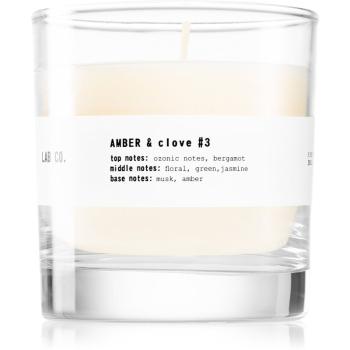 Ambientair Lab Co. Amber & Clove vonná svíčka 200 g