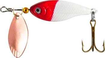 Wizard chub spinner bílo-červený 4 cm 8 g