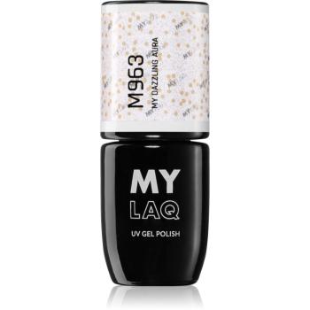 MYLAQ My Aura gelový lak na nehty odstín My Dazzling Aura 5 ml