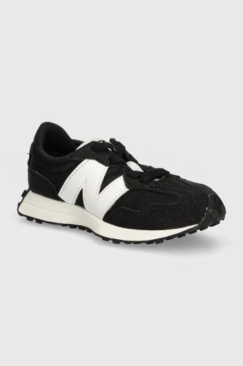 Dětské sneakers boty New Balance 327 černá barva, PH327CBW