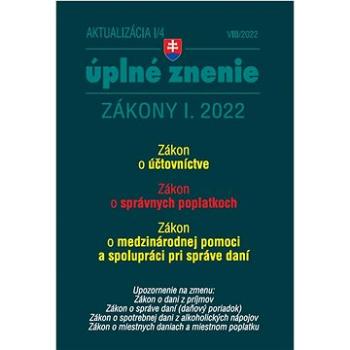 Aktualizácia I/4 2022 – daňové a účtovné zákony (9771337044173)