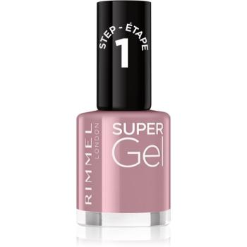 Rimmel Super Gel gelový lak na nehty bez užití UV/LED lampy odstín 023 Grape Sorbet 12 ml