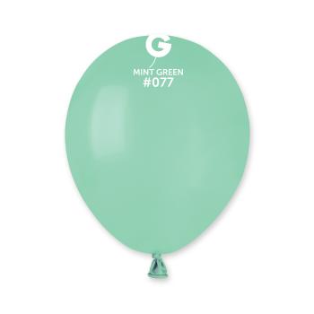 Svet balonku Balónek pastelový mint 13 cm 100 ks