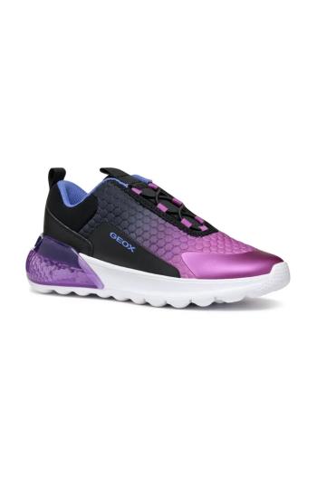 Dětské sneakers boty Geox ACTIVART ILLUMINUS fialová barva, J46LZA.0EE9J