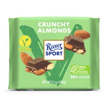 VÝPRODEJ!!!Čokoláda vegan s mandlemi 100 g   RITTER SPORT