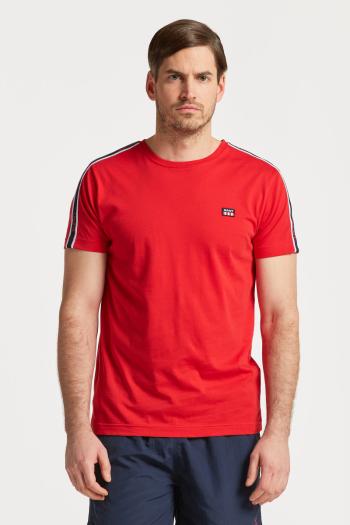 TRIČKO GANT SHOULDER TAPE T-SHIRT BRIGHT RED