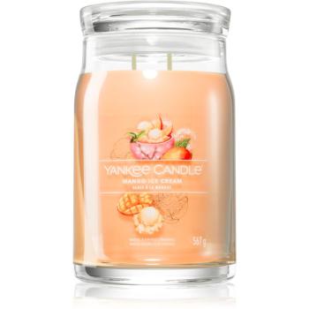 Yankee Candle Mango Ice Cream vonná svíčka Signature 567 g