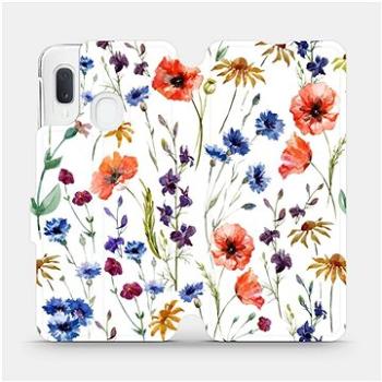 Flip pouzdro na mobil Samsung Galaxy A20e - MP04S Luční kvítí (5903516768738)