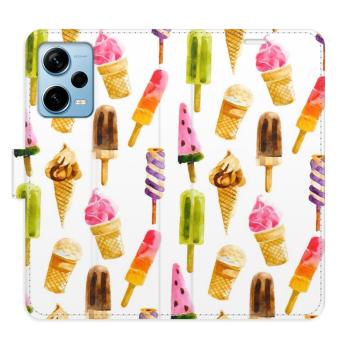 Flipové pouzdro iSaprio - Ice Cream Pattern - Xiaomi Redmi Note 12 Pro+ 5G