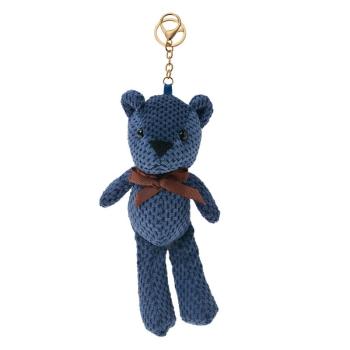 Přívěsek na klíče/ kabelku modrý medvídek Bear - 10*20/ 27cm JZKC0077