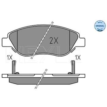 MEYLE Brzdové destičky přední (0252311218)